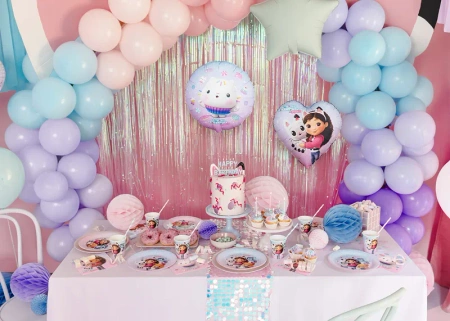 Balon foliowy pastylka - Koci Domek Gabi - Łakotek - 35cm