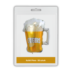 50 x Balon foliowy - Kufel Piwa - 60 x 77cm - Purka
