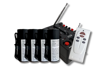 Zestaw weselne iskry: 4 fontanny iskier + system zdalnego uruchamiania