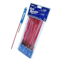 RAKIETKI BABY-RAKETEN SILBERKNISTER, 50 szt., 0440-B, Funke