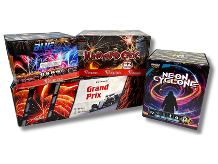 ZESTAW SYLWESTROWY 700 PLN, 4 WYRZUTNIE