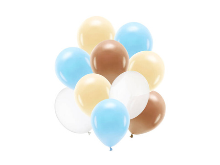 Balony lateksowe 30cm - nude - mix - 10 szt.