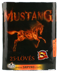 BATERIA MUSTANG - 25 strzałów 30mm MIX EFEKTÓW