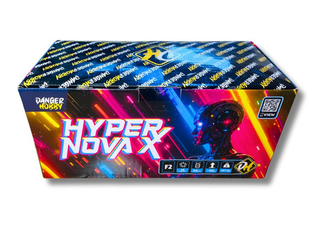 Bateria HYPER NOVA X, 72 strzały, 25mm - DANGER  HOBBY