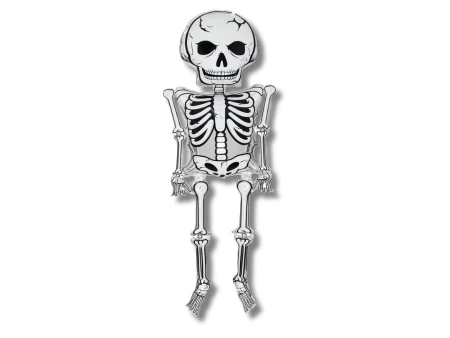 20 x Balon foliowy 3D Kościotrup Gigant - Halloween - 271cm - Purka