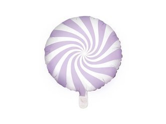 Balon foliowy - Cukierek - Jasny liliowy - 35 cm