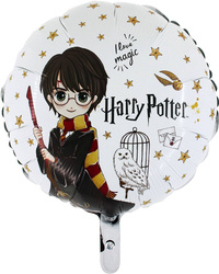 Balon foliowy, Okrągły, Harry Potter,  46 cm, 1 szt.