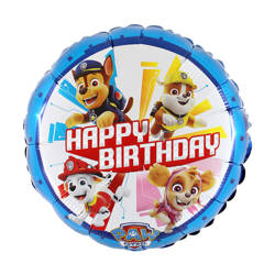 Balon foliowy - PSI PATROL - Happy Birthday