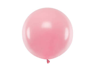 Balon lateksowy 60cm, Okrągły - Pastel Baby Pink