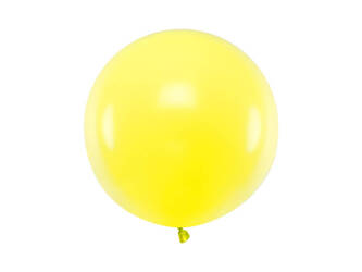 Balon lateksowy 60cm, Okrągły - Pastel Lemon Zest