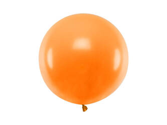 Balon lateksowy 60cm, Okrągły - Pastel Mand. Orange