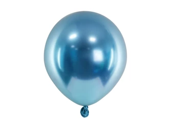 Balony Glossy 12cm, Niebieski - 50 sztuk