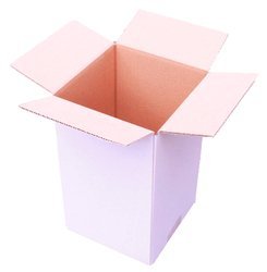 Bielone Pudełko kartonowe - klapowe - 15 x 15 x 25 cm
