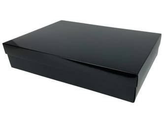 Pudełko Laminowane - Czarne - 35 x 24 x 7 cm