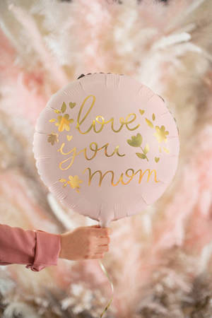  Balon foliowy, Love you mom - 45 cm