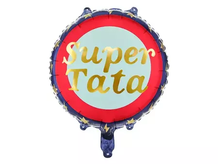 Balon Foliowy, Super Tata, 45 cm