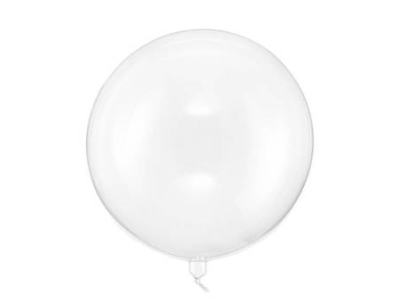 Balon Kula, 40cm, transparentny