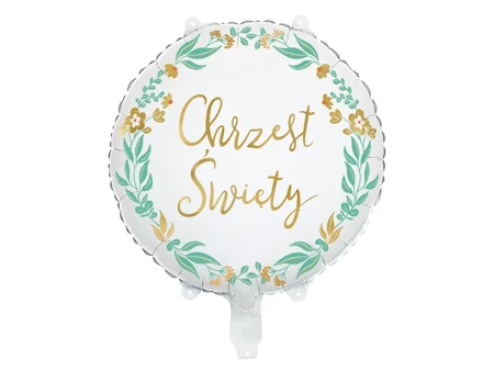 Balon foliowy ''Chrzest Święty', 45 cm