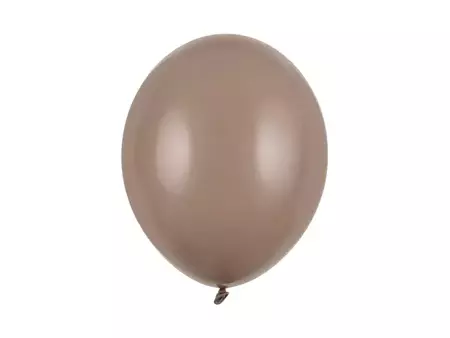 Balon lateksowy 30cm, kawowy, 1 szt.