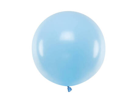 Balon lateksowy 60cm, Okrągły - Pastel Baby Blue