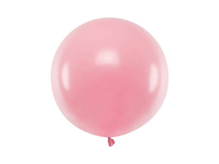 Balon lateksowy 60cm, Okrągły - Pastel Baby Pink