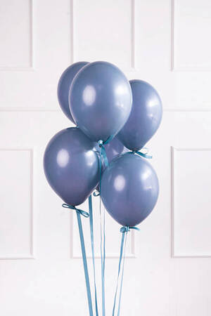 Balony Strong 12 cm, Pastel Navy Blue, 100 sztuk