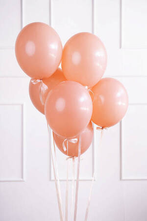 Balony Strong 12 cm, Pastel Peach, 100 sztuk