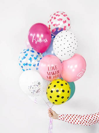 Balony Strong 30cm - Pastel Baby Pink - Love Makes Me Fly - 50 sztuk