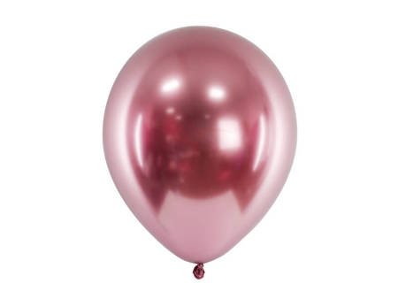 Balony lateksowe 30cm, Glossy, Różowe złoto - 50 sztuk