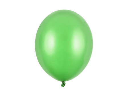 Balony lateksowe 30cm, jasnozielony metalizowany, 10 szt.
