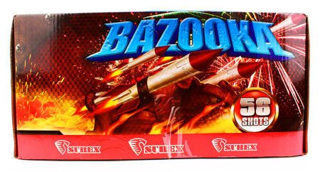 Bateria BAZOOKA, 56 strzałów, 25/30mm - Surex