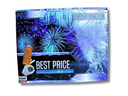 Bateria BEST PRICE FROZEN, 64 strzały, 30mm - KLASEK