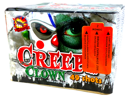 Bateria CREEPY CLOWN, 49 strzałów, 16mm - SRPYRO