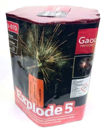 Bateria - EXPLODE 5 - Gaoo - 19 strz. 25mm