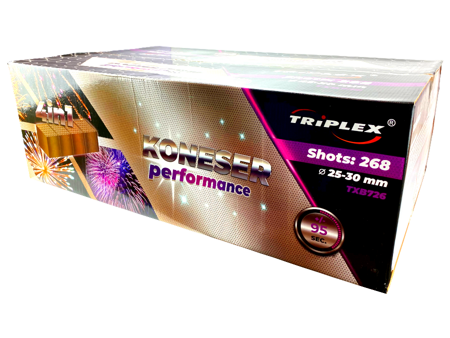 Bateria PERFORMANCE, 268 strzałów, 25/30mm - Triplex