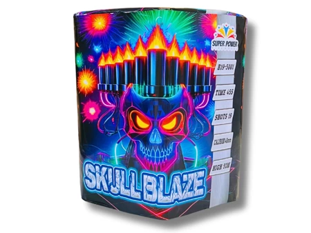 Bateria SKULLBLAZE, 19 strzałów, 48 mm, B19-5001, SuperPower