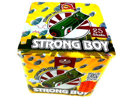 HUKOWA BATERIA STRONG BOY, 25 strzałów , 30mm - SRPYRO