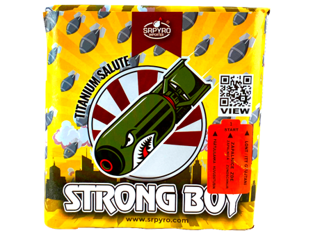 HUKOWA BATERIA STRONG BOY, 25 strzałów , 30mm - SRPYRO