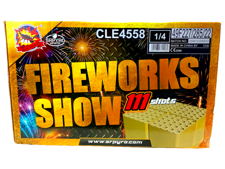 POKAZ FAJERWERKÓW - FIREWORKS SHOWE - 111s - CLE4558 - SRPYRO