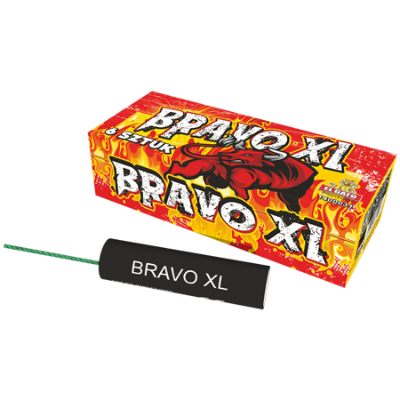 Petardy hukowe Bravo XL, 6 sztuk - Jorge