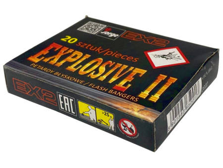 Petardy hukowe EXPLOSIVE 2, 20 sztuk - JORGE