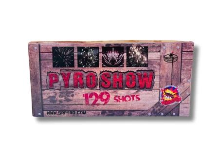 Pokaz fajerwerków PYROSHOW - 129 strzałów - 20/25 mm - CLE4514 - SRPYRO