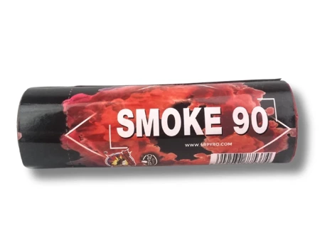 Świeca dymna Smoke 90 - Czerwona - CLE7037R - SRPYRO