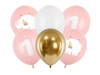  Balony 30 cm, Roczek, Pastel Pale Pink