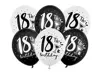 Balony lateksowe 30cm - 18th! Birthday - 50 sztuk