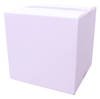 Bielone Pudełko kartonowe - klapowe - 25 x 25 x 25 cm